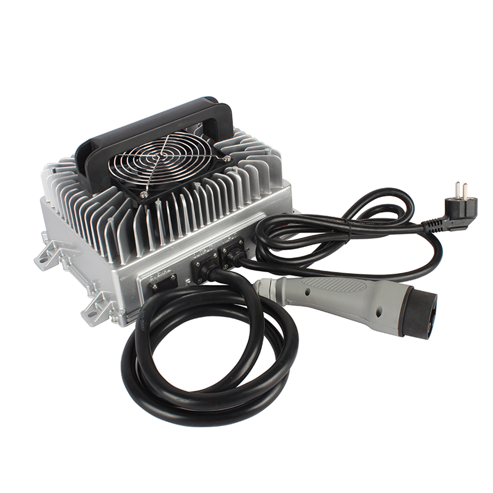 Cargador de batería de litio enchufable de 3300 W de alta eficiencia