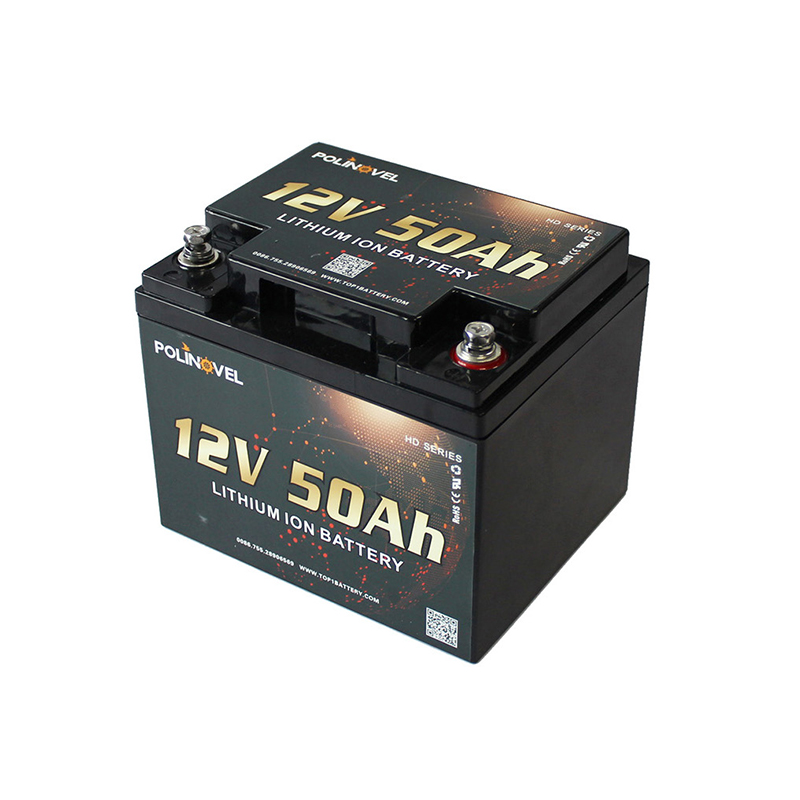 Batería de litio recargable HD de 12V 50Ah para motor de pesca con curricán