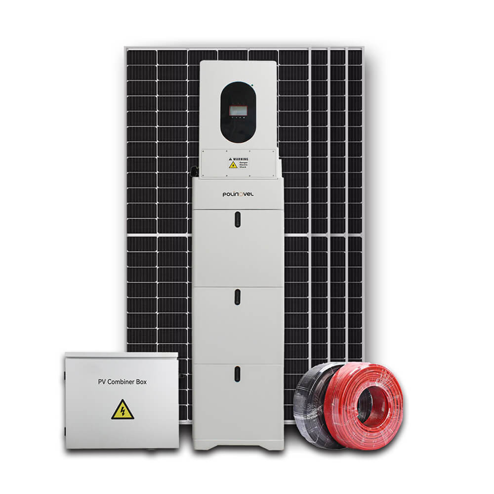 Sistema de energía solar conectado a la red fuera de la red