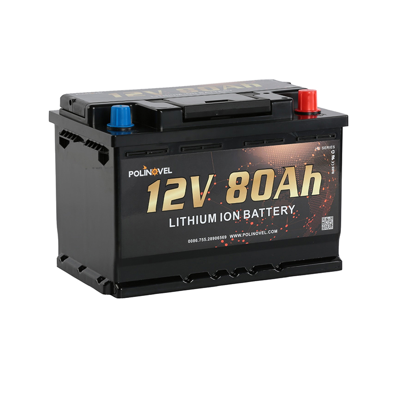 batería Lifepo4 de la caravana del barco de 12v 80ah RV 